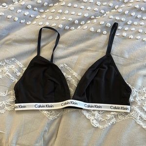 Calvin Klein triangle bralette